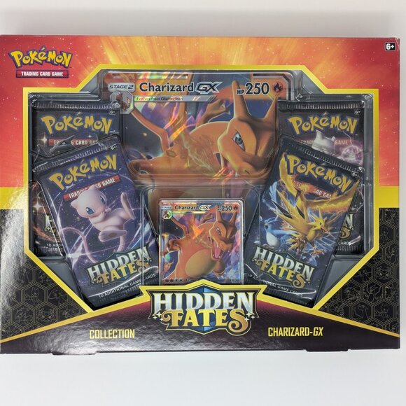 Pokémon Hidden Fates Charizard-GX Collection Box – Sealed – 4 Booster Packs - Picture 3 of 3
